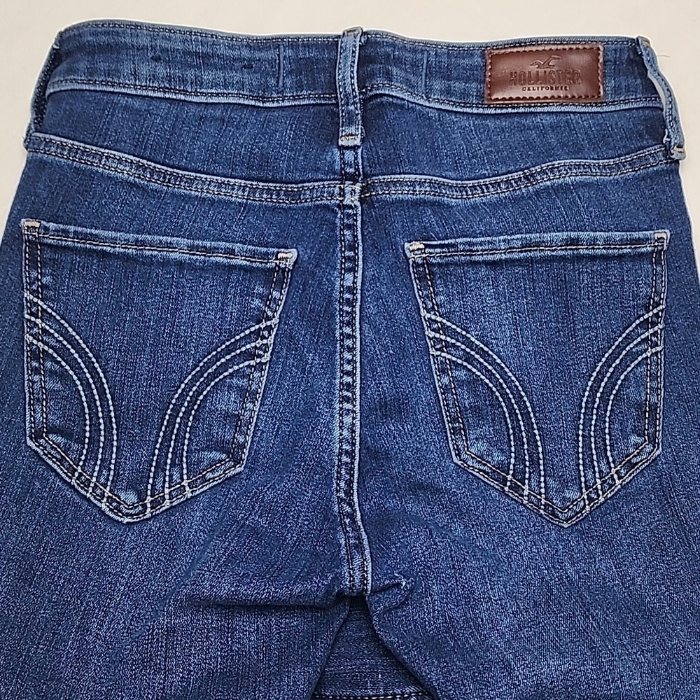 Bundle XS Mossimo Supply Co. Blue Knit Striped Sweater 24x29 0R Hollister Jeans - Picture 12 of 15
